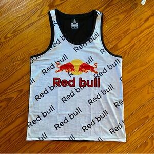 Red Bull All Over Print Mesh Tank Top Jersey Men’s XL Ace Free Surface Athletic